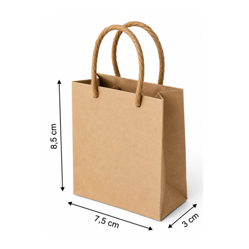 [OFF-BK-1001] BOLSA KRAFT VERTICAL #1001 8,5X7,5X3CM 