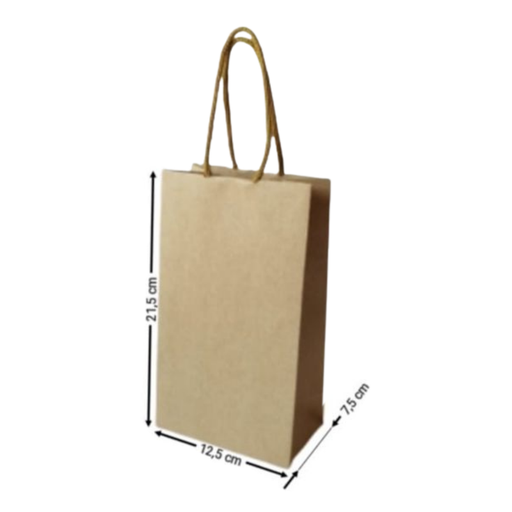 [OFF-BK-1004] BOLSA KRAFT VERTICAL #1004 21,5X12,5X7,5CM 
