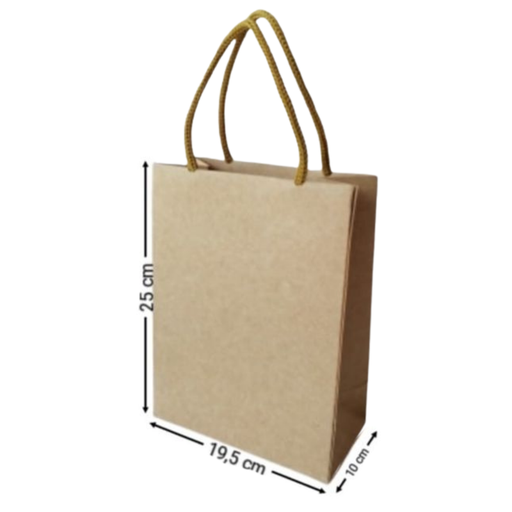 [OFF-BK-1005] BOLSA KRAFT VERTICAL #1005 25X19,5X10CM 