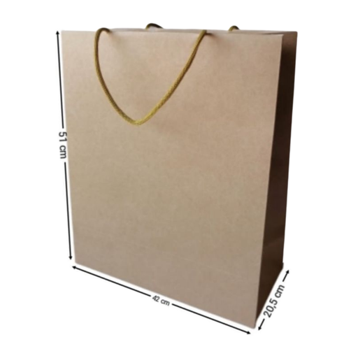[OFF-BK-1009] BOLSA KRAFT VERTICAL #1009 51X42X20,5CM