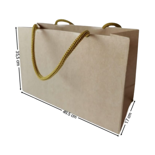 [OFF-BK-13008] BOLSA KRAFT HORIZONTAL JUMBO #1308 35,5X49,5X17CM
