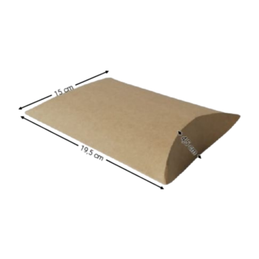 [OFF-CK-1021] CAJA KRAFT ALMOHADA #1021 19,5,X15X4,5CM