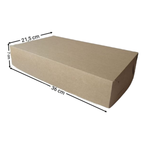 [OFF-CK-2070] CAJA KRAFT RECTANGULAR #2070 36X21,5X7CM