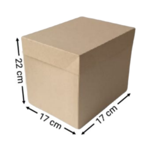 [OFF-CK-2083] CAJA KRAFT RECTANGULAR #2083 22X17X17CM