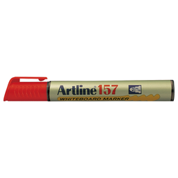 [OFF-157R] MARCADOR P/PIZARRA DESECH. BALA ARTLINE 157 ROJO