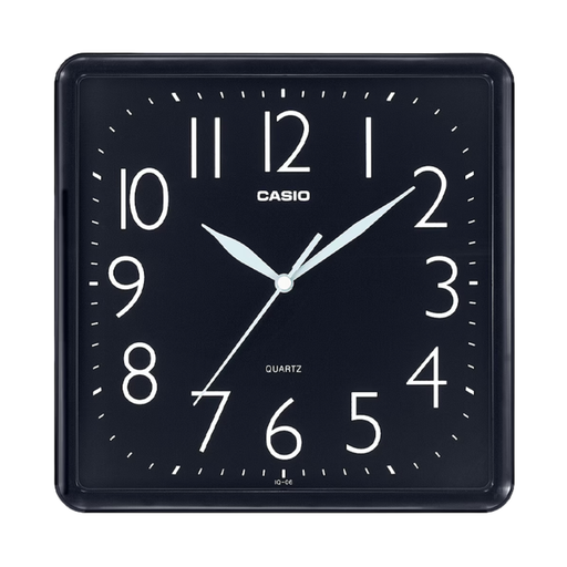 [OFF-41731] RELOJ PARED ANALOGO CASIO CUADRADO IQ-06-1 NEGRO