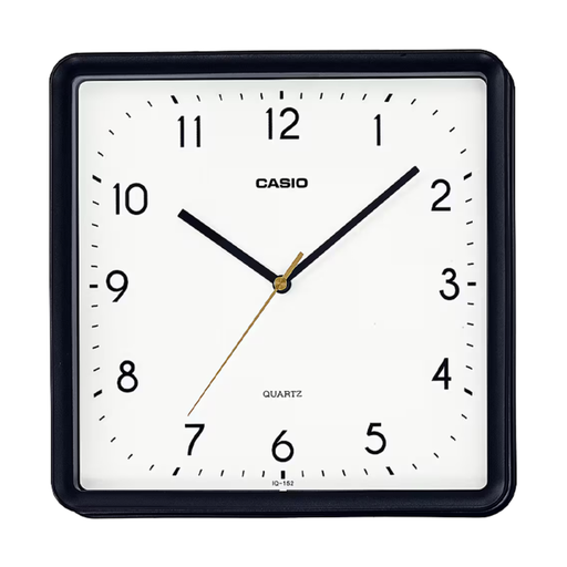 [OFF-42899] RELOJ PARED ANALOGO CASIO CUADRADO IQ-152-1 NEGRO