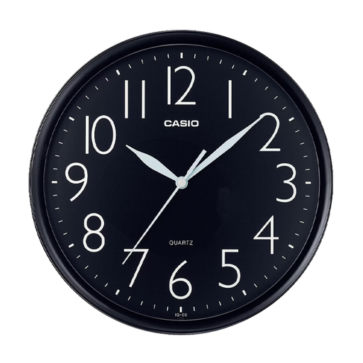 [OFF-29203] RELOJ PARED ANALOGO CASIO REDONDO IQ-05-1 NEGRO