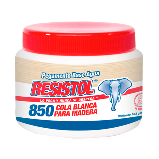 [OFF-10439] COLA BLANCA 850 CUBETA 5 GALONES RESISTOL FERRETERO 1 UD