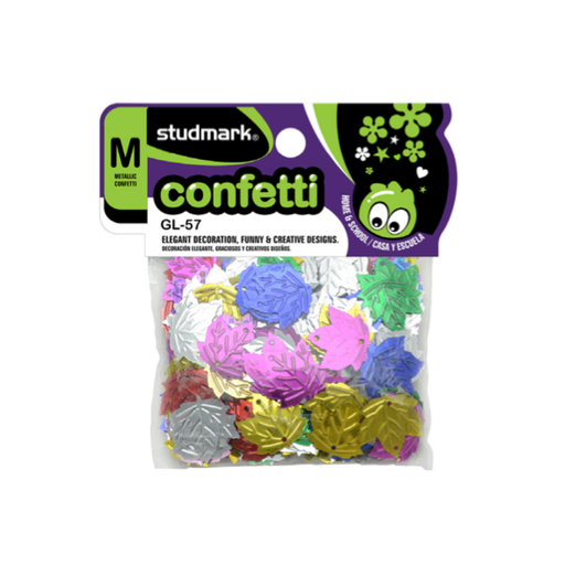 [OFF-ST-GL-57] CONFETI 20G HOJAS DE ARCE STUDMARK