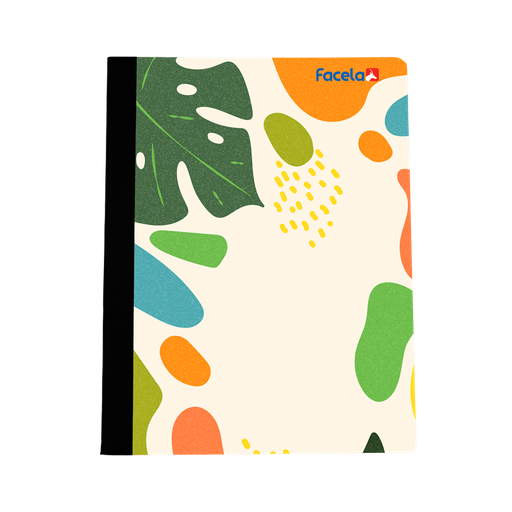 [CUA-576187] CUADERNO COSIDO PEQUEÑO 200 PÁG COLRES RAYADO FACELA