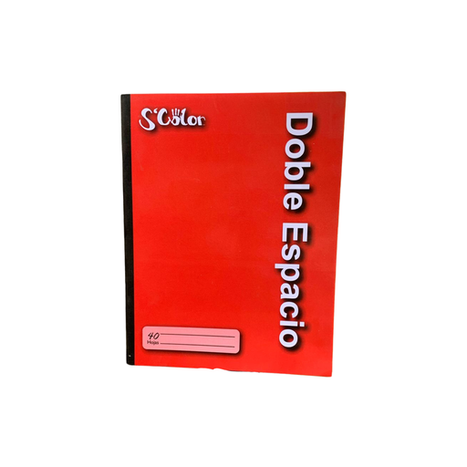 [OFF-SP-24560003] CUADERNO DOBLE ESPACIO 40H S'COLOR