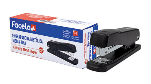 [OFF-ENG-479821] ENGRAPADORA FACELA METALICA MEDIA TIRA COMPLETA (20 HOJAS)