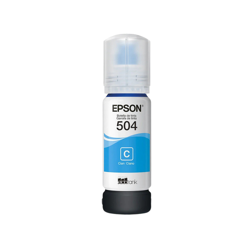 [OFF-T504C] EPSON BOTELLA TINTA CYAN T504120-AL