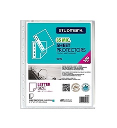[ST-00037] FUNDAS PROTECTORA CARTA 30 MICRAS STUDMARK (100 UDS)