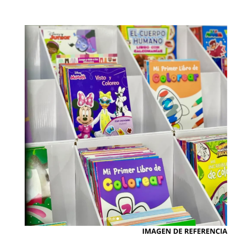 [OFF-EXHIB08] EXHIBIDOR COLGANTE 4 ESPACIOS SICOBEN