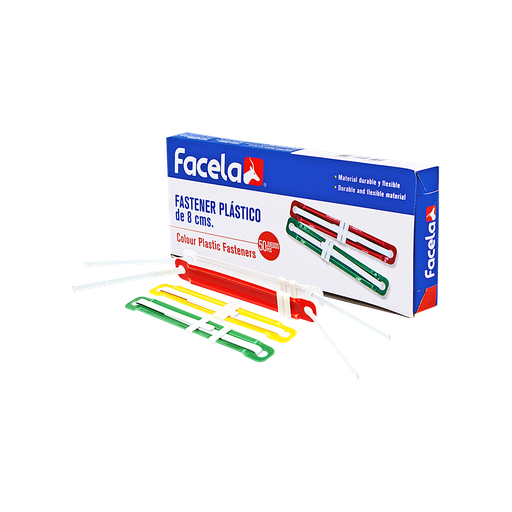 [OFF-PT16650] FASTENER PLÁSTICO 8CM FACELA (CJ 50)
