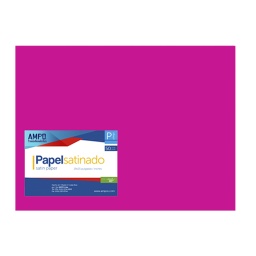 [PS-FU] PAPEL SATINADO FUCSIA 19" X 25" (PAQ 50)