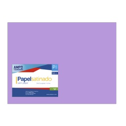 [PS-LI] PAPEL SATINADO LILA 19" X 25" (PAQ 50)