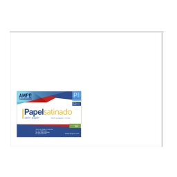 [PS-BL] PAPEL SATINADO BLANCO 19" X 25" (PAQ 50)