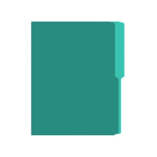 [OFF-067VA] FOLDER MANILA FLASHFILE VERDE AQUA IRASA T/C (CJ100)