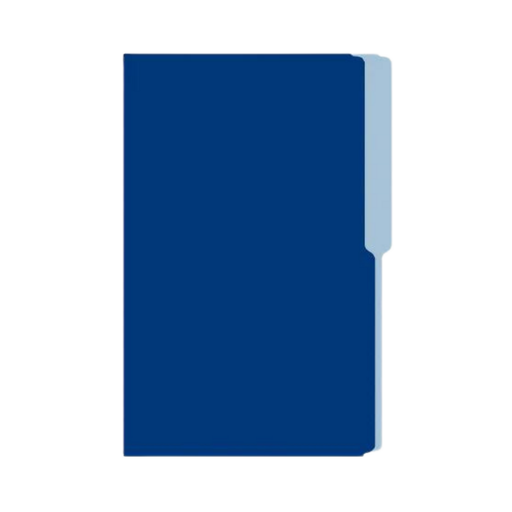 [OFF-PH098] FOLDER MANILA T/C AZUL OBSCURO BITONO STARFILE (PAQ 25)