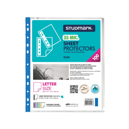 [OFF-ST-00330-C] FUNDAS PROTECTORAS CARTA AZ 100 UNIDADES