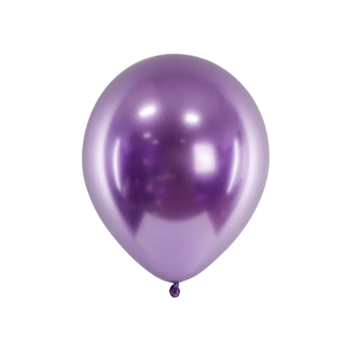 [OFF-CROMMO009] GLOBO No. 12 MORADO LATEX CROMADO (50 UDS)